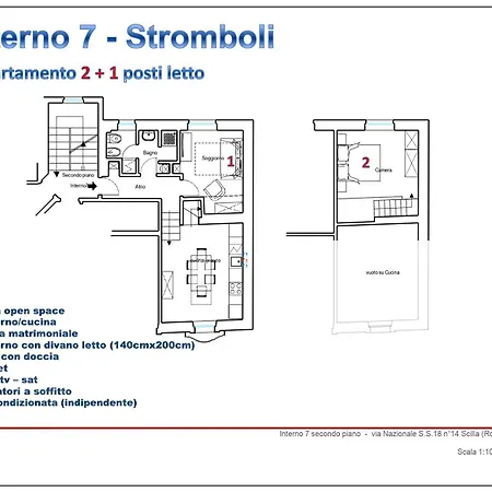 Apartment Live & Dream Stromboli - Trilocale 2 Piano Scilla